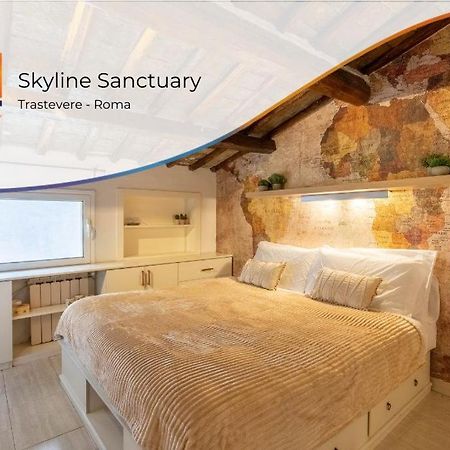15 Min From Piazza Venezia Skyline Sanctuary In Trastevere Roma Exterior foto