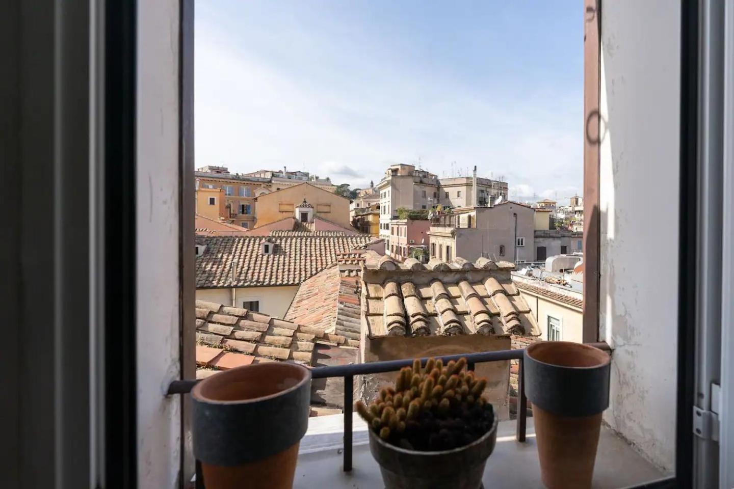 15 Min From Piazza Venezia Skyline Sanctuary In Trastevere Roma Exterior foto