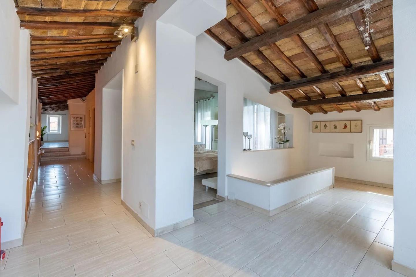 15 Min From Piazza Venezia Skyline Sanctuary In Trastevere Roma Exterior foto