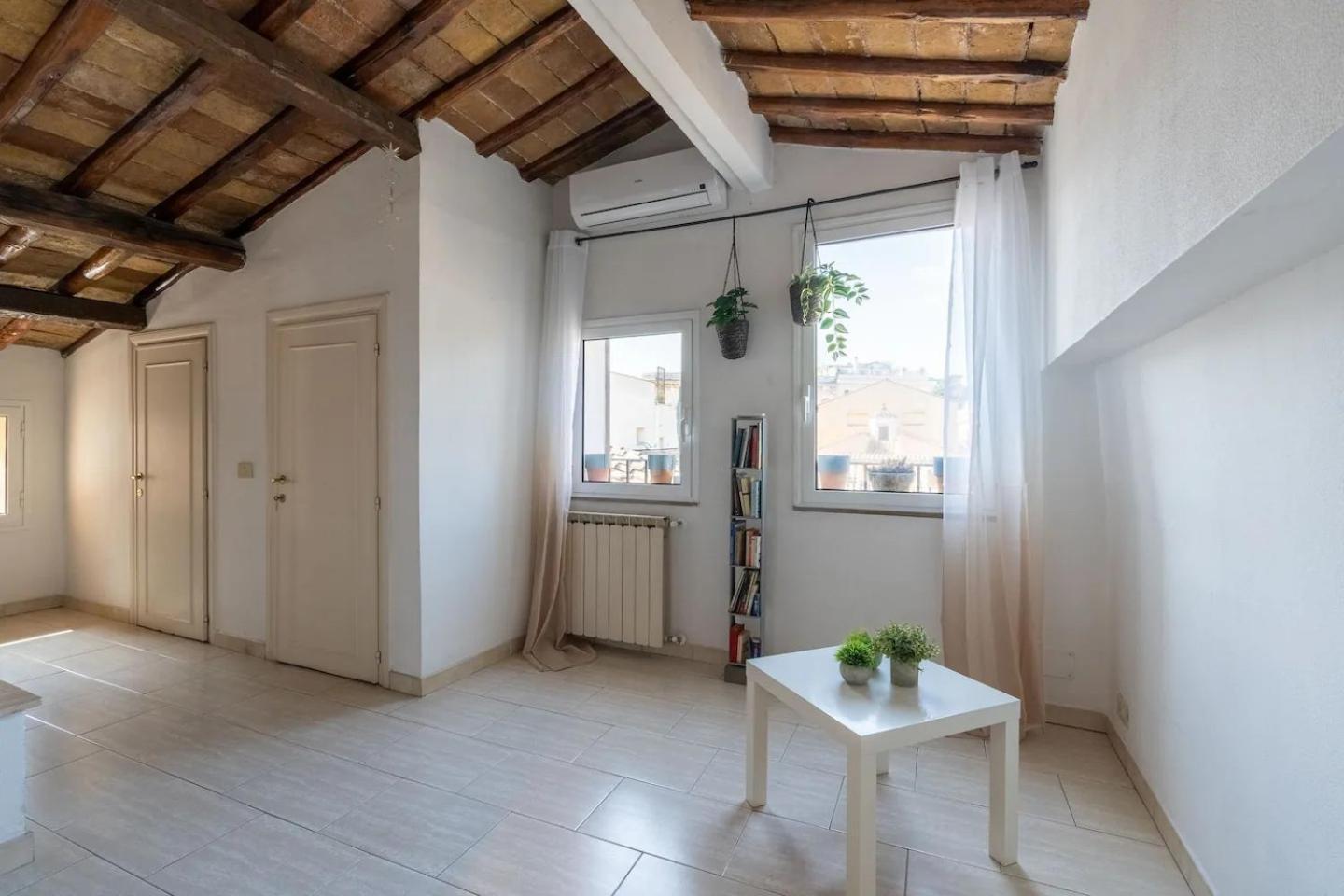 15 Min From Piazza Venezia Skyline Sanctuary In Trastevere Roma Exterior foto