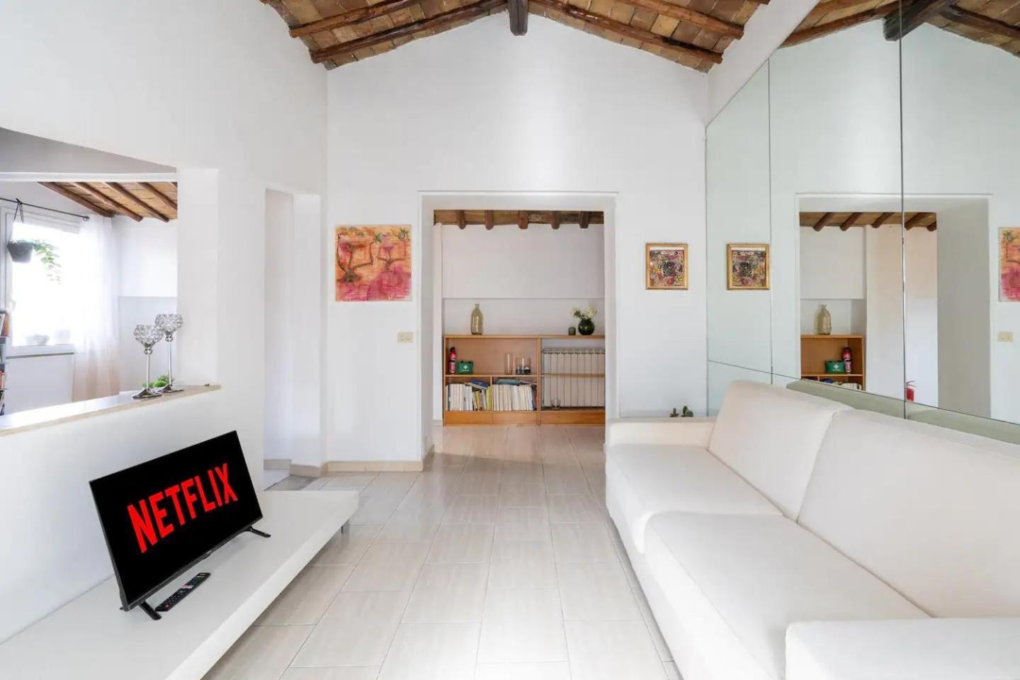 15 Min From Piazza Venezia Skyline Sanctuary In Trastevere Roma Exterior foto