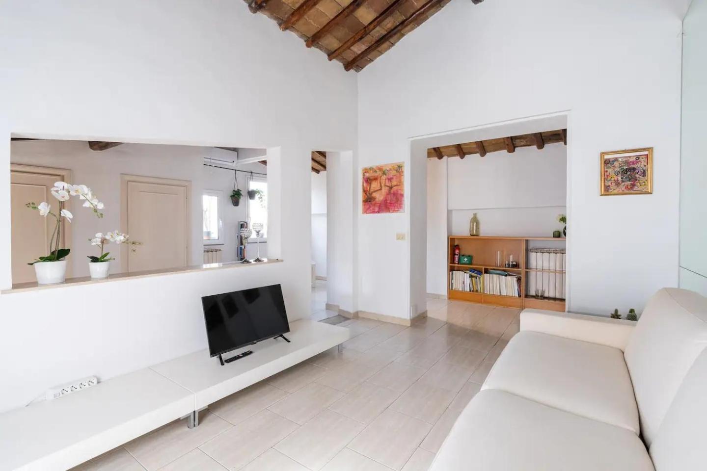 15 Min From Piazza Venezia Skyline Sanctuary In Trastevere Roma Exterior foto