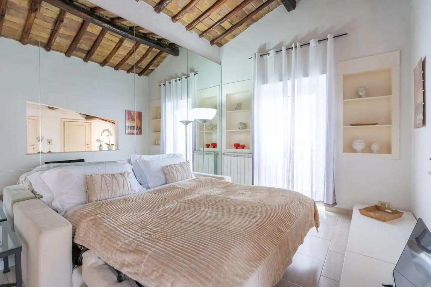 15 Min From Piazza Venezia Skyline Sanctuary In Trastevere Roma Exterior foto
