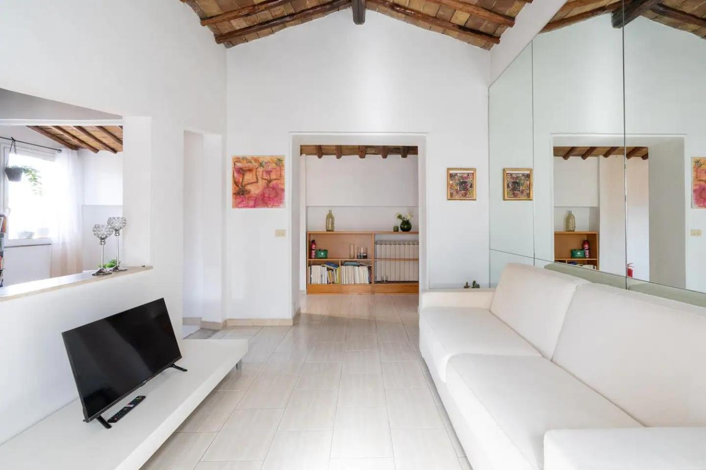 15 Min From Piazza Venezia Skyline Sanctuary In Trastevere Roma Exterior foto