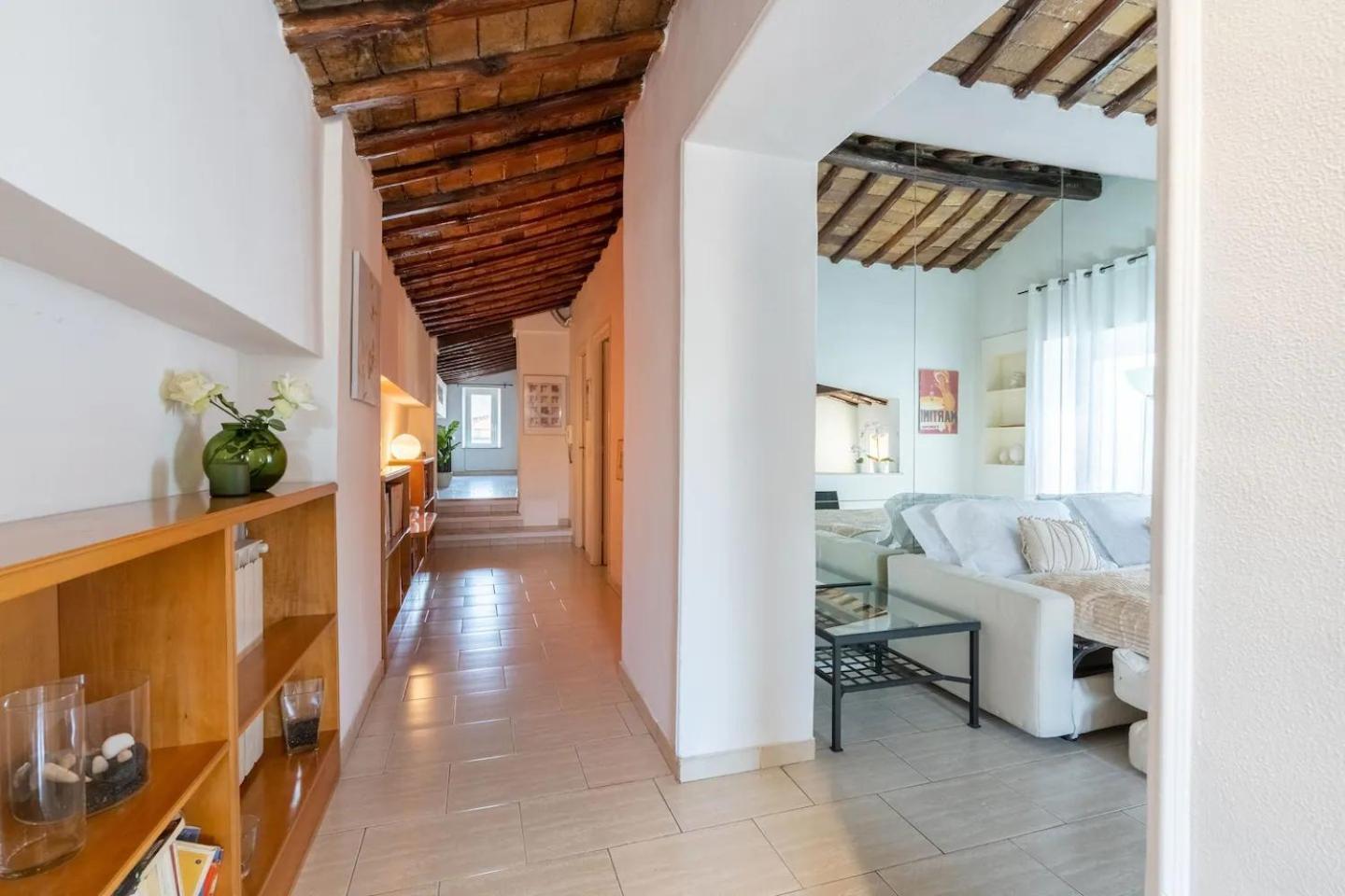 15 Min From Piazza Venezia Skyline Sanctuary In Trastevere Roma Exterior foto